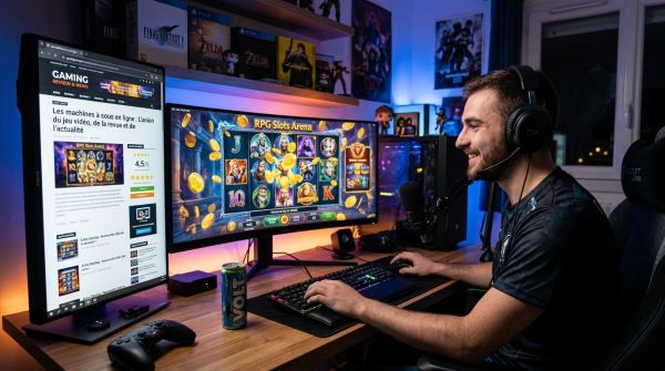 Les machines à sous en ligne : L'union du jeu vidéo, de la revue et de l'actualité